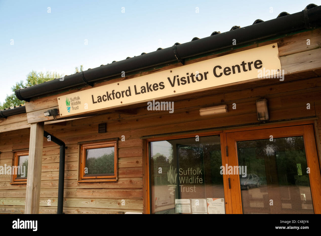 Laghi Lackford Visitor Centre, Suffolk REGNO UNITO Foto Stock