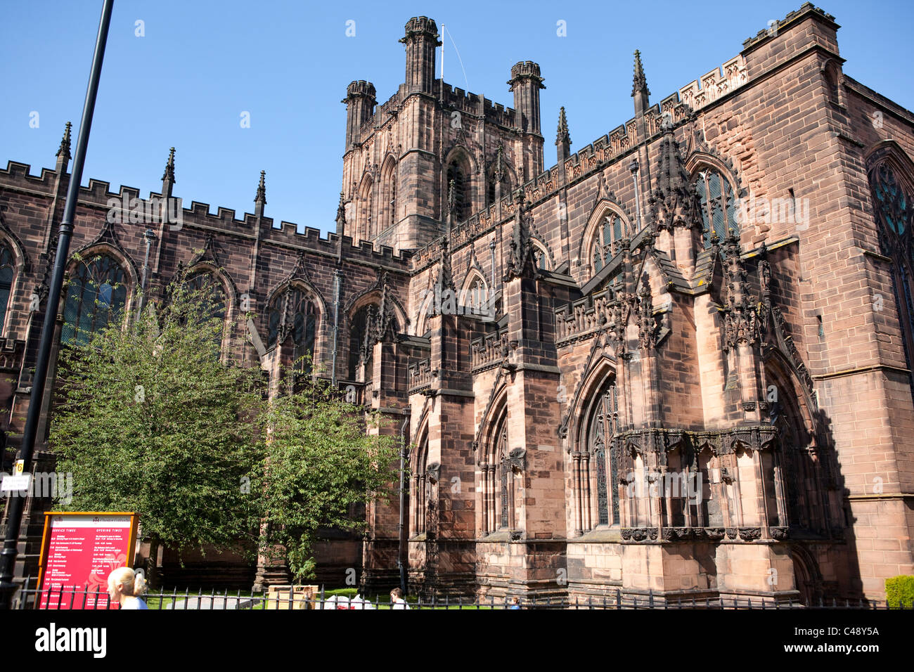 Chester Cathedral Foto Stock