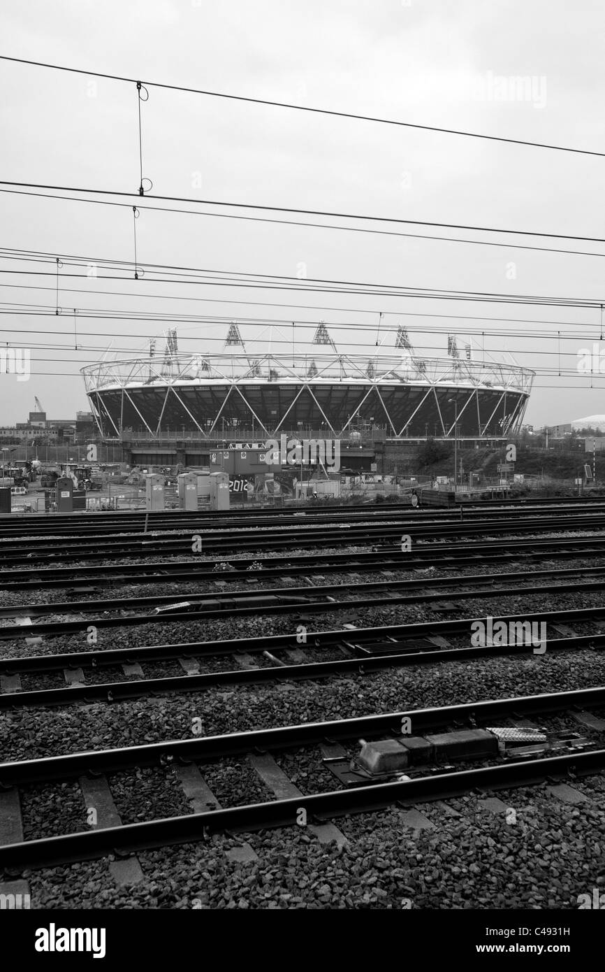 London Olympic Stadium 2012, Stratford, Londra, Inghilterra, Regno Unito. Foto Stock