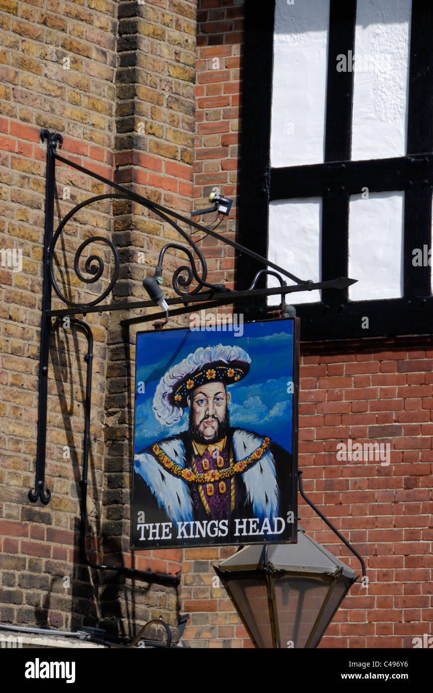 Il Kings Head pub in High Barnet, Londra, Inghilterra Foto Stock