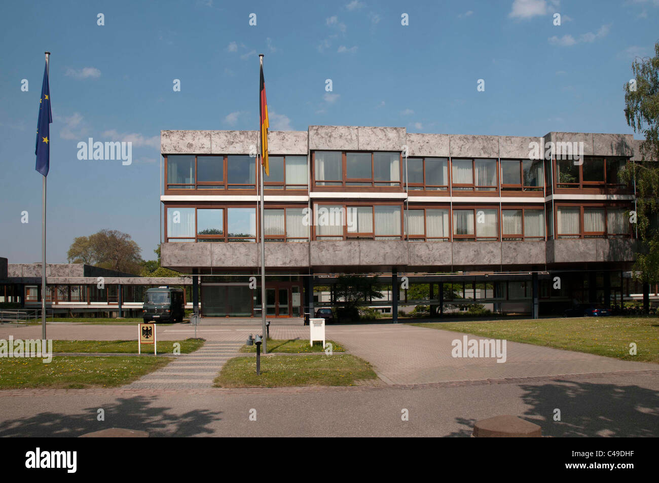 La Corte costituzionale federale della Germania, Karlsruhe, Baden-Wuerttemberg, Germania, Europa Foto Stock