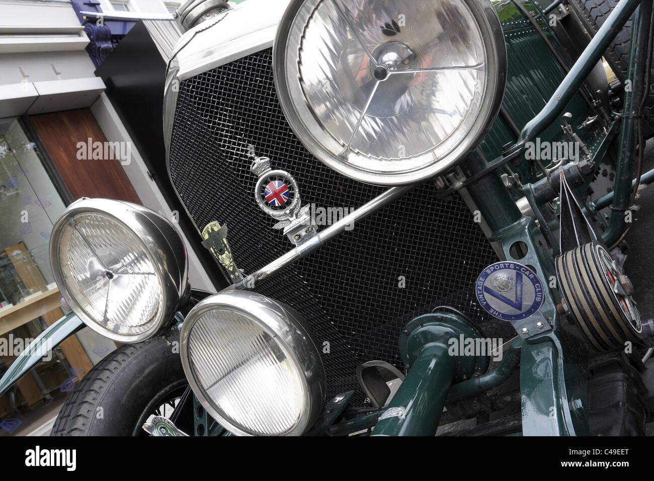 Una delle (8) immagini in questo set correlato alla 1935 Bentley sei velocità tourer dal fotografo Peter Wheeler. Foto Stock