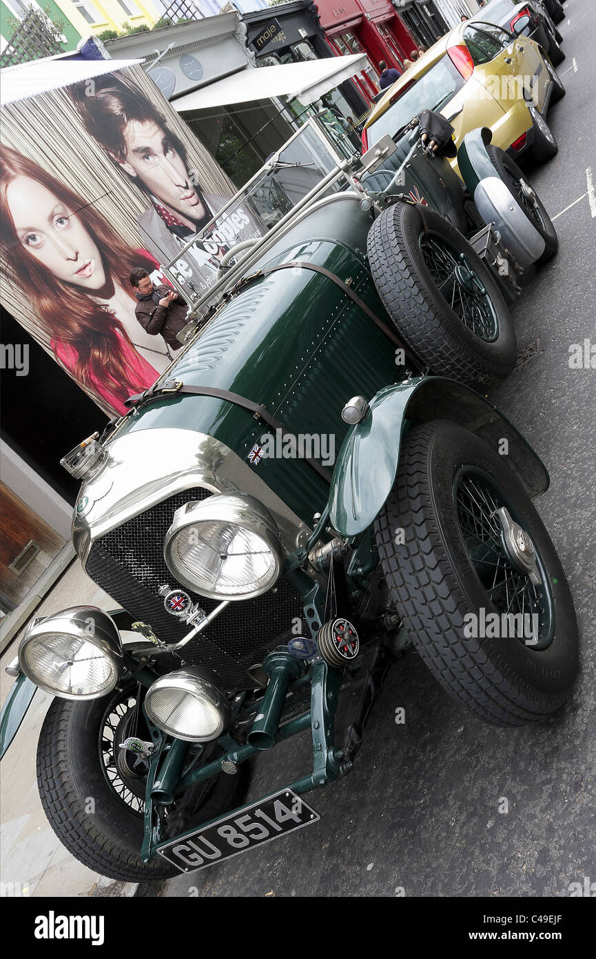 Una delle (8) immagini in questo set correlato alla 1935 Bentley sei velocità tourer dal fotografo Peter Wheeler. Foto Stock