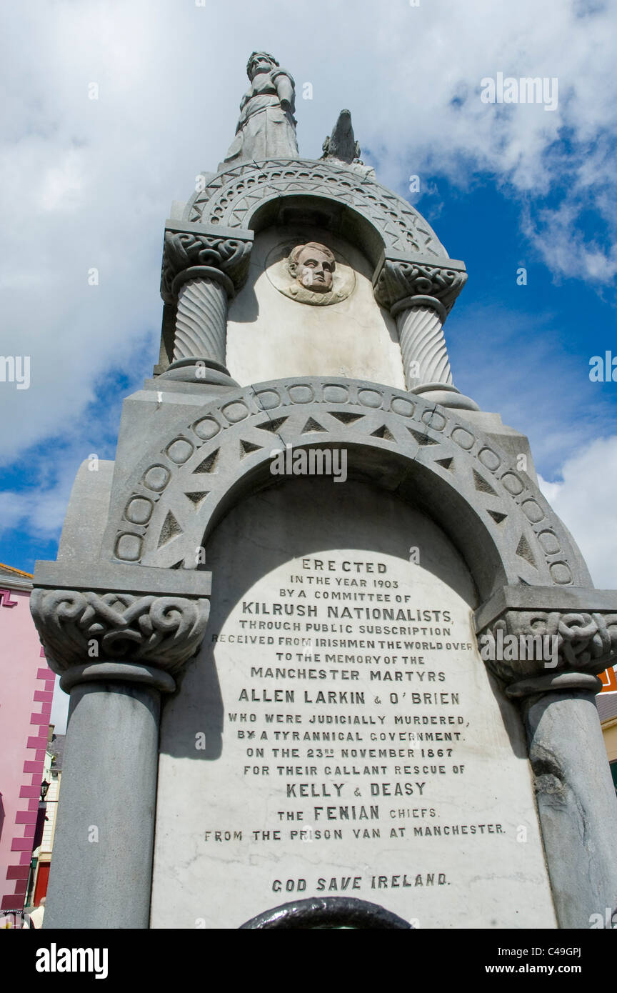 Fotografia di un monumento in Irlanda Foto Stock