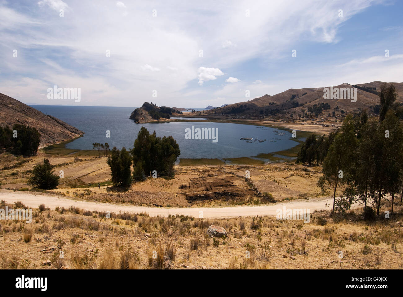 Escursione a Yumpupata, paesaggio lungo la strada. Foto Stock