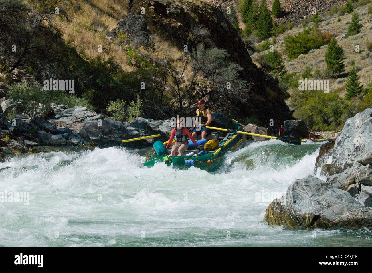 Rafters acceso Tappan cade sul Medio Forcella del fiume di salmoni ID Foto Stock