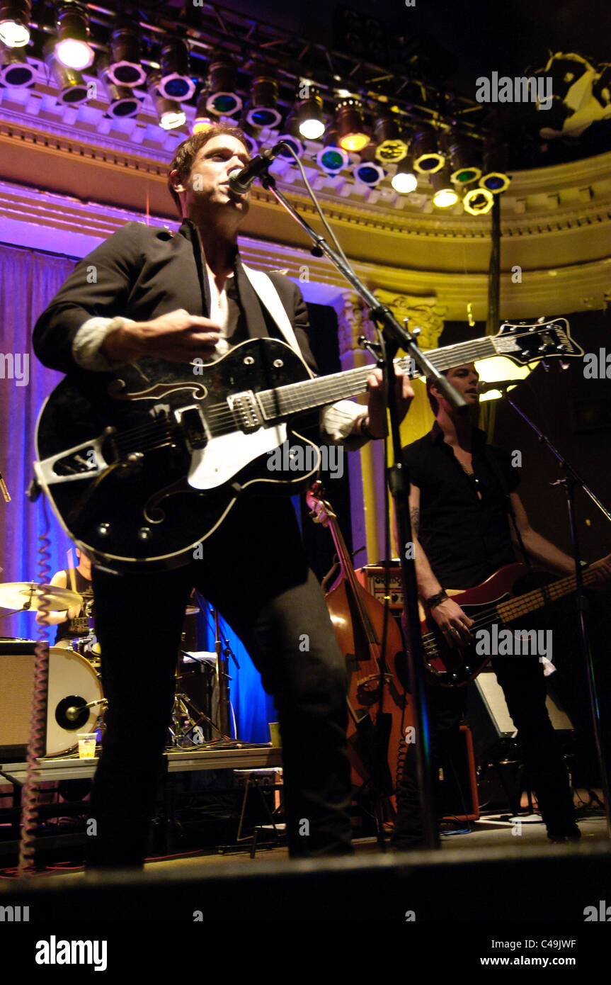 Airborne evento tossici suonare dal vivo presso il Newport Music Hall, Columbus, Oh su 15 Maggio 2011 Foto Stock