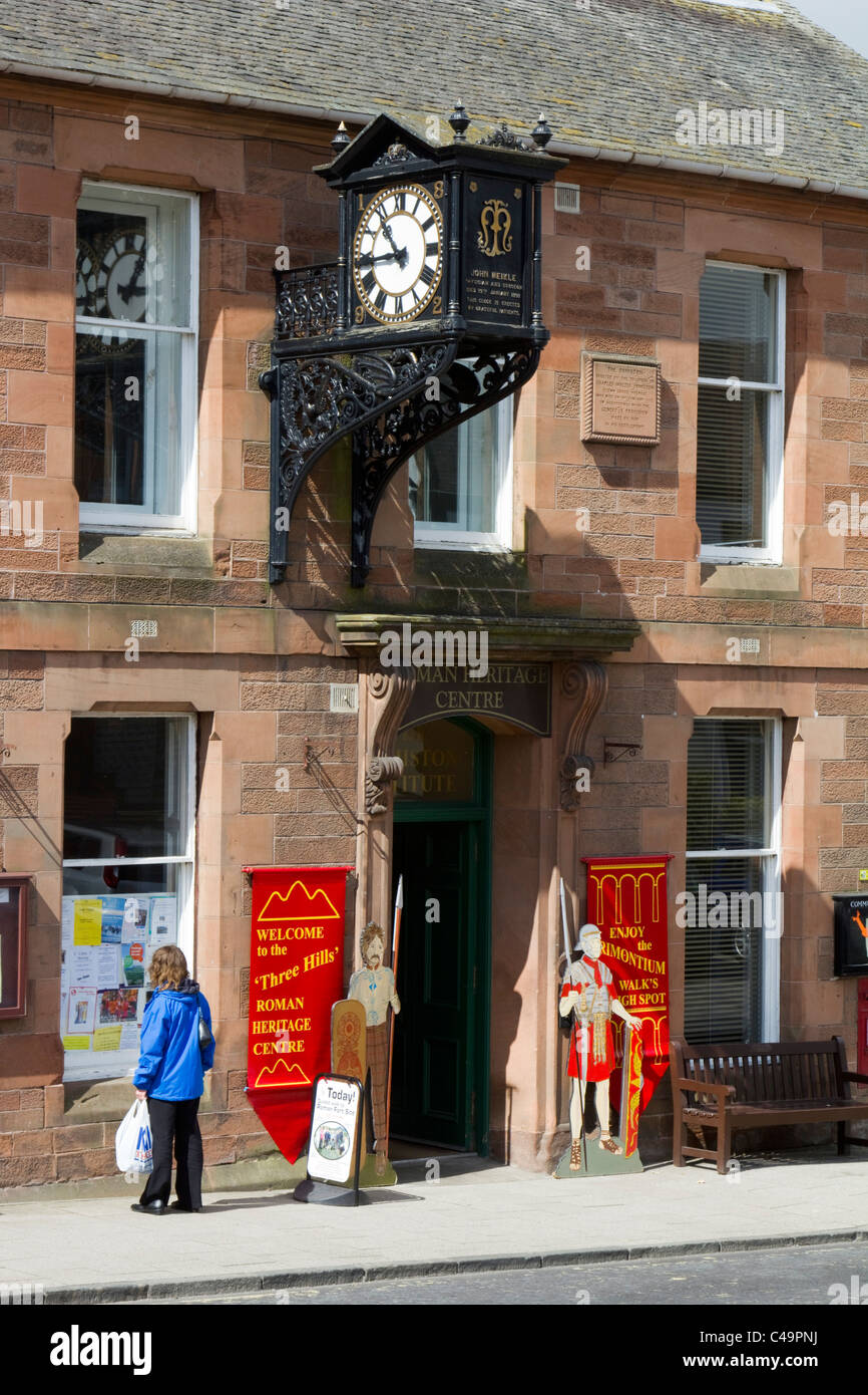 Melrose Scottish Borders scotland Foto Stock