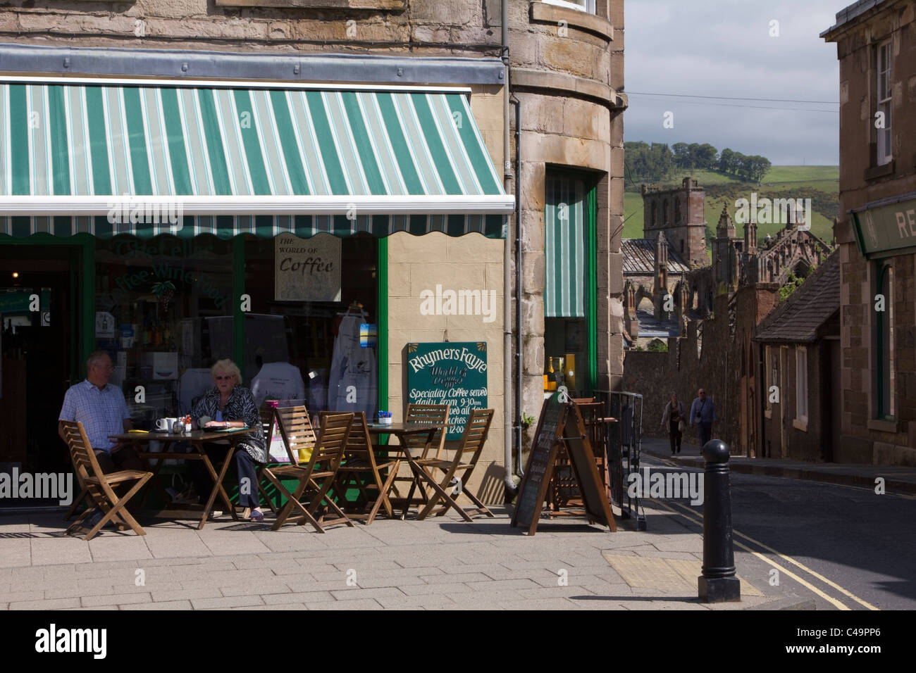 Melrose Scottish Borders scotland Foto Stock