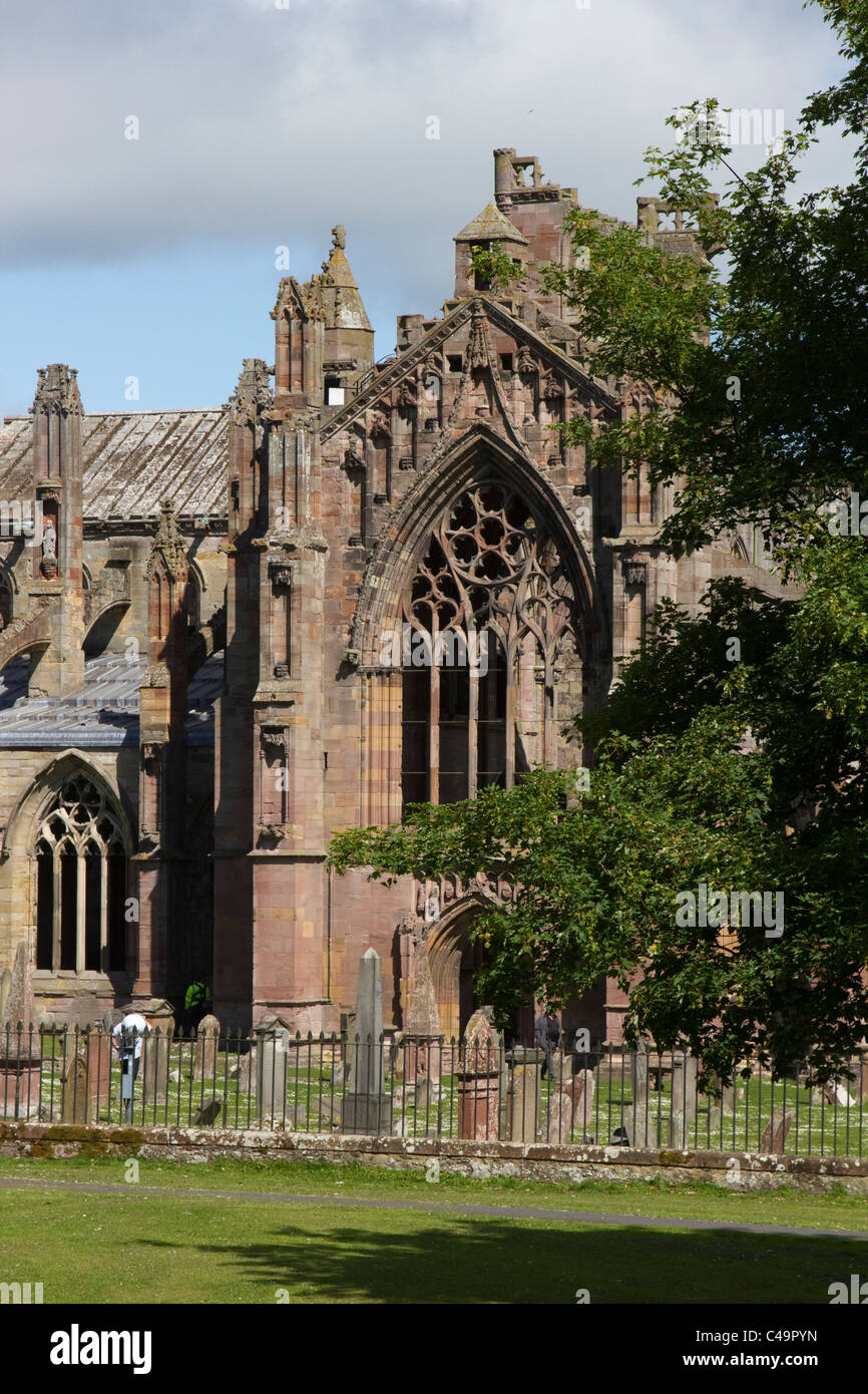 Melrose Scottish Borders scotland Foto Stock