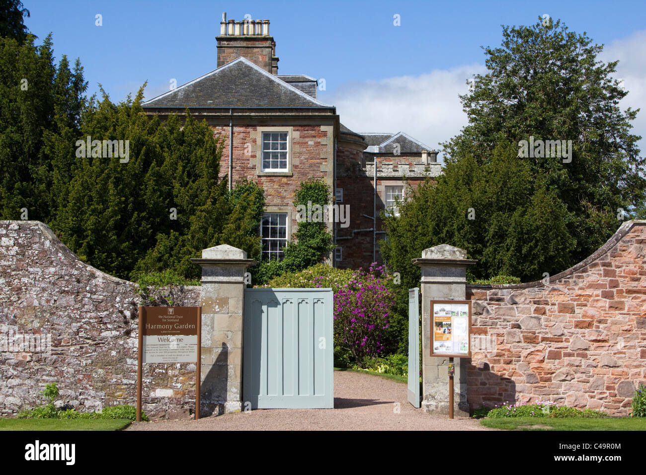 Melrose Scottish Borders scotland Foto Stock