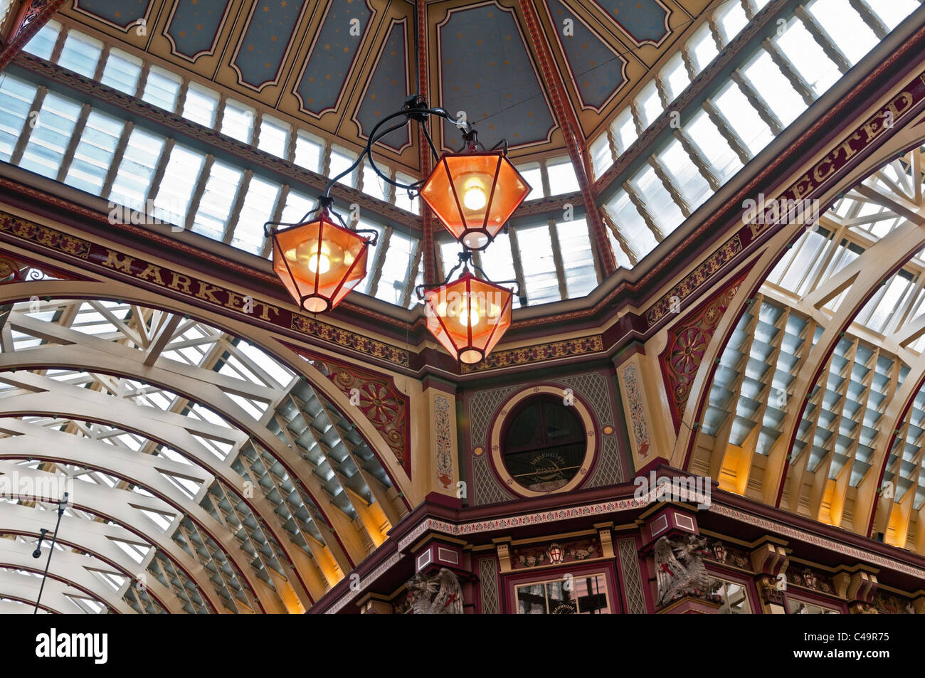Mercato Leadenhall City of London REGNO UNITO Foto Stock
