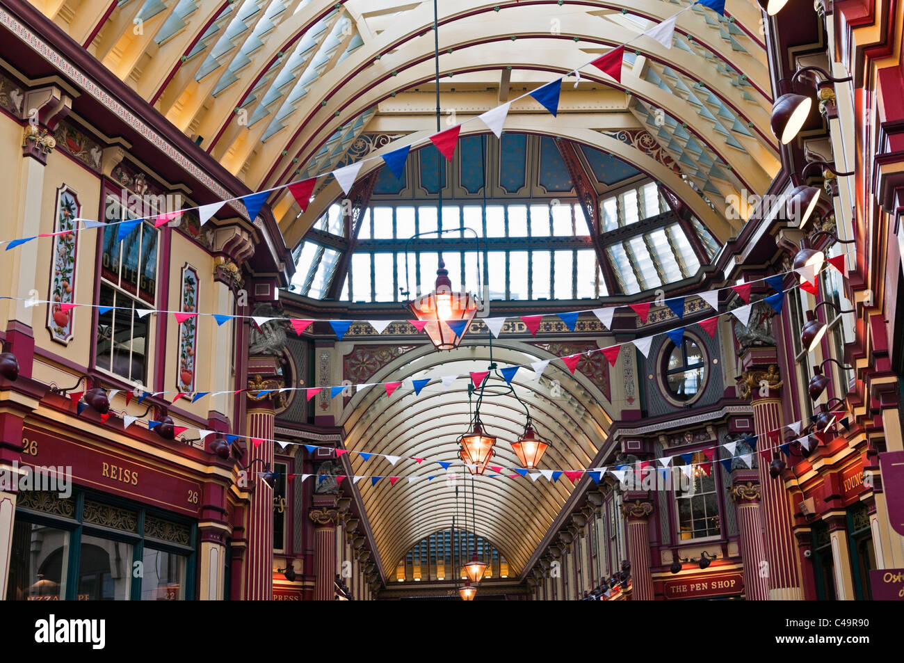 Mercato Leadenhall City of London REGNO UNITO Foto Stock