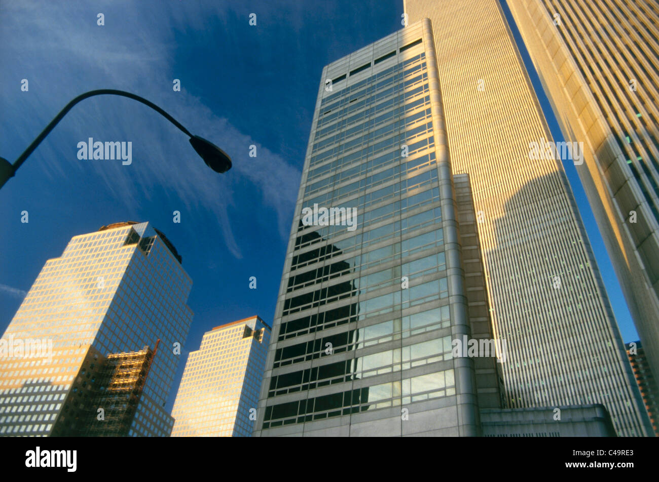 Fotografia del centro cittadino di New York City negli Stati Uniti d'America Foto Stock