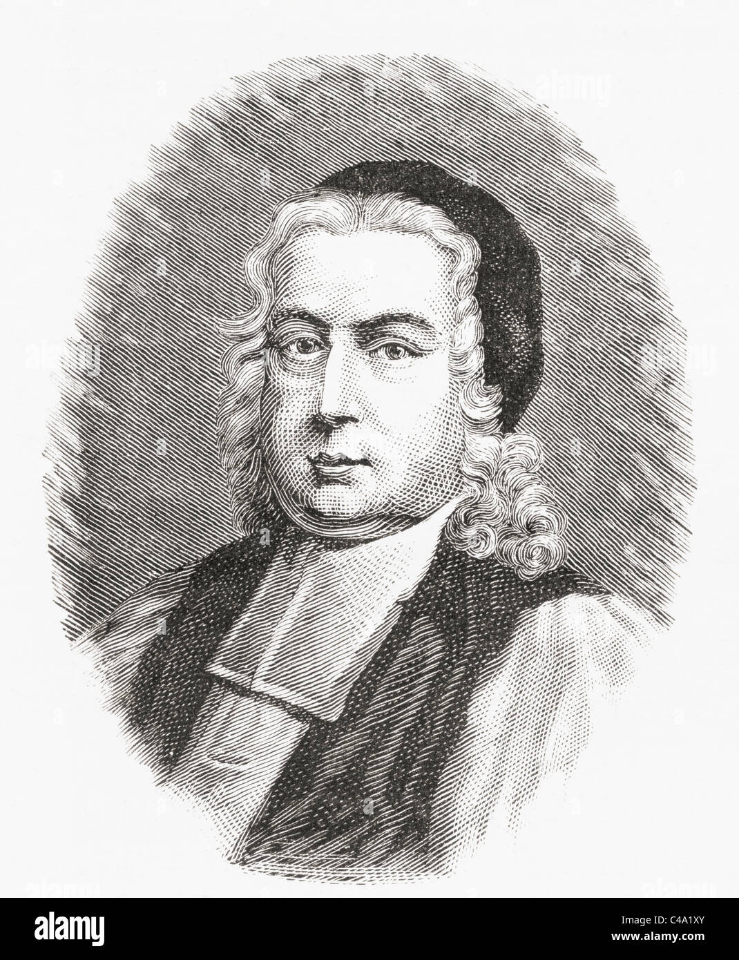 Thomas Wilson, 1663 - 1755. Vescovo anglicano di Sodor e Man, York, Inghilterra. Foto Stock