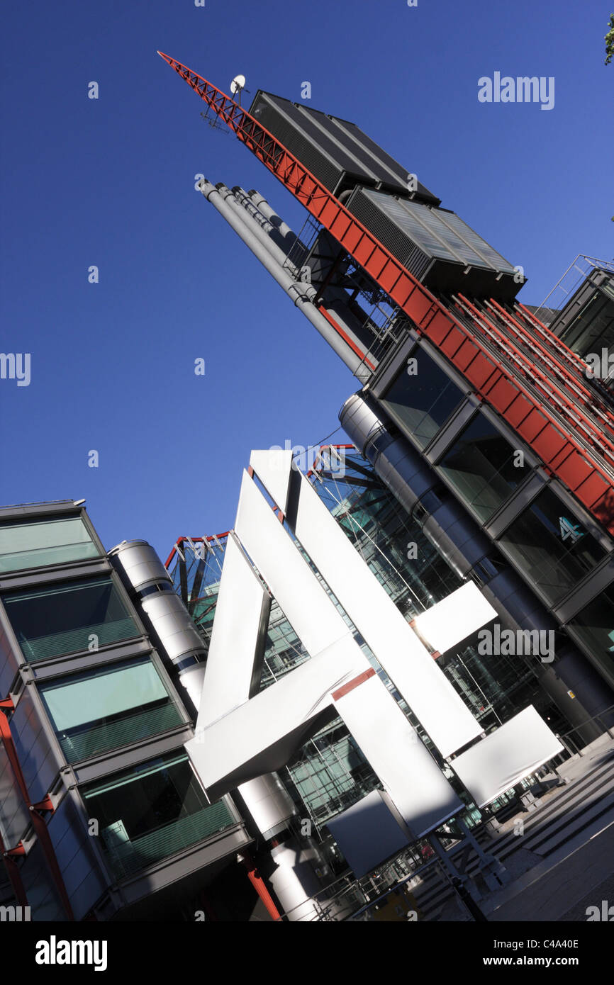 Il canale 4 della televisione, situato in Horseferry Road, Londra. Foto Stock