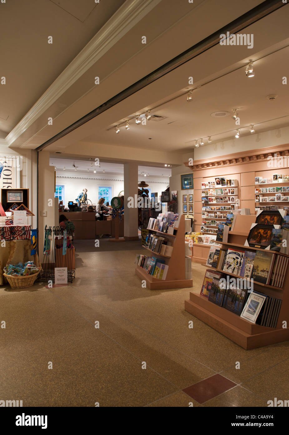 Il negozio di articoli da regalo a Mount Vernon Estate. La casa degli Stati Uniti primo presidente. Foto Stock