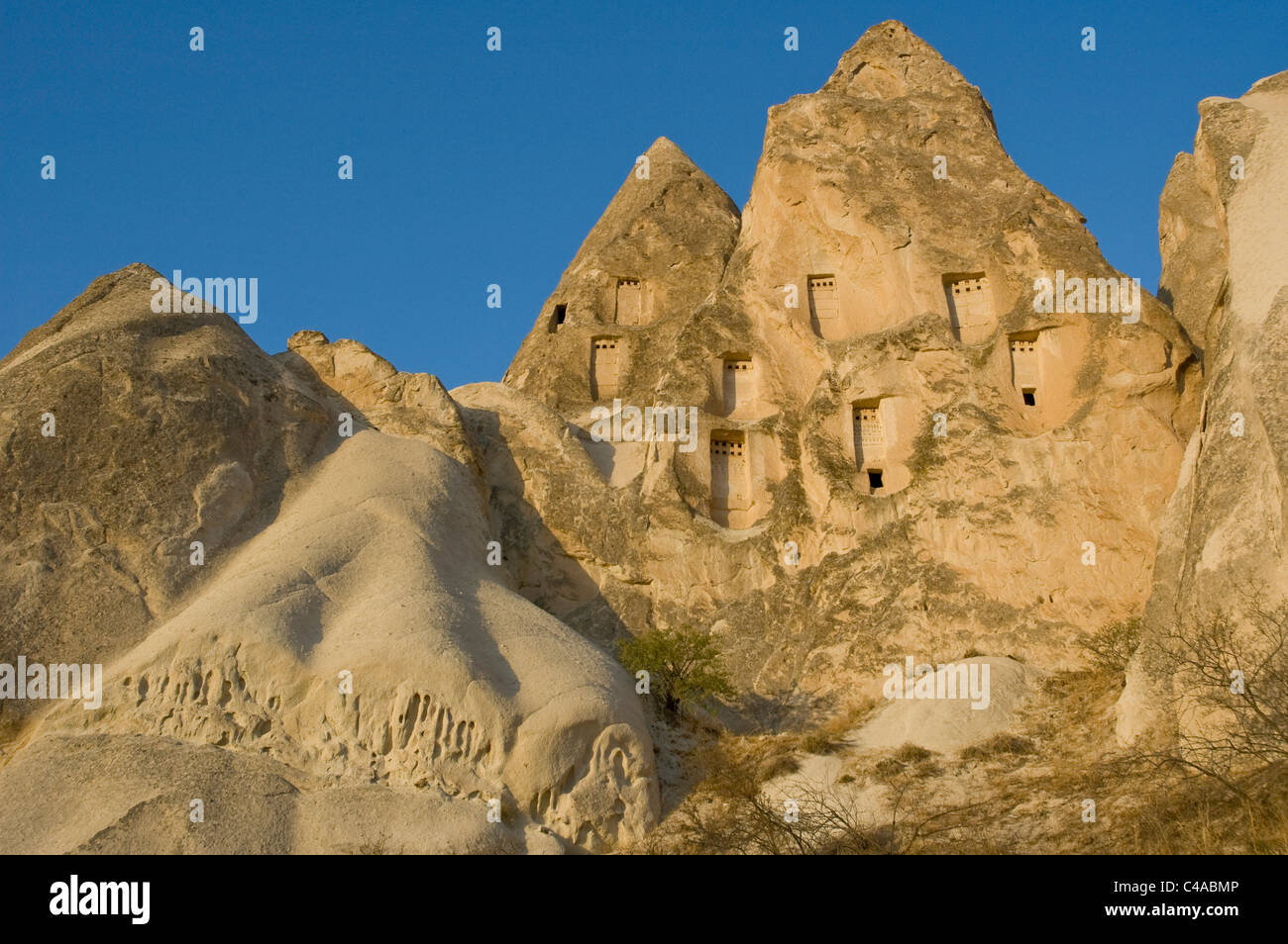 Fotografia della Kapadokya di pilastri in Turchia Foto Stock