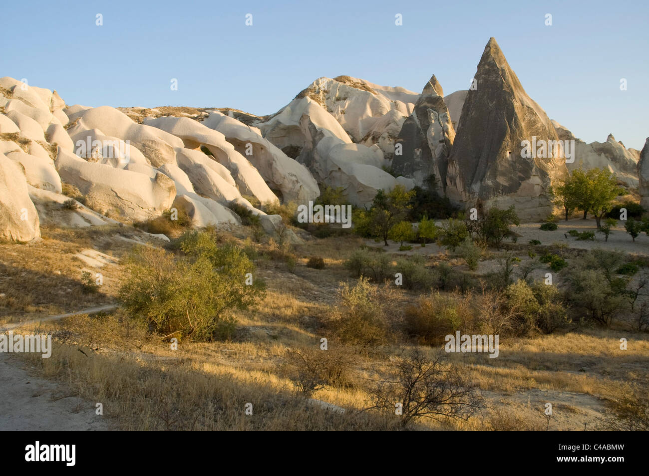 Fotografia della Kapadokya di pilastri in Turchia Foto Stock