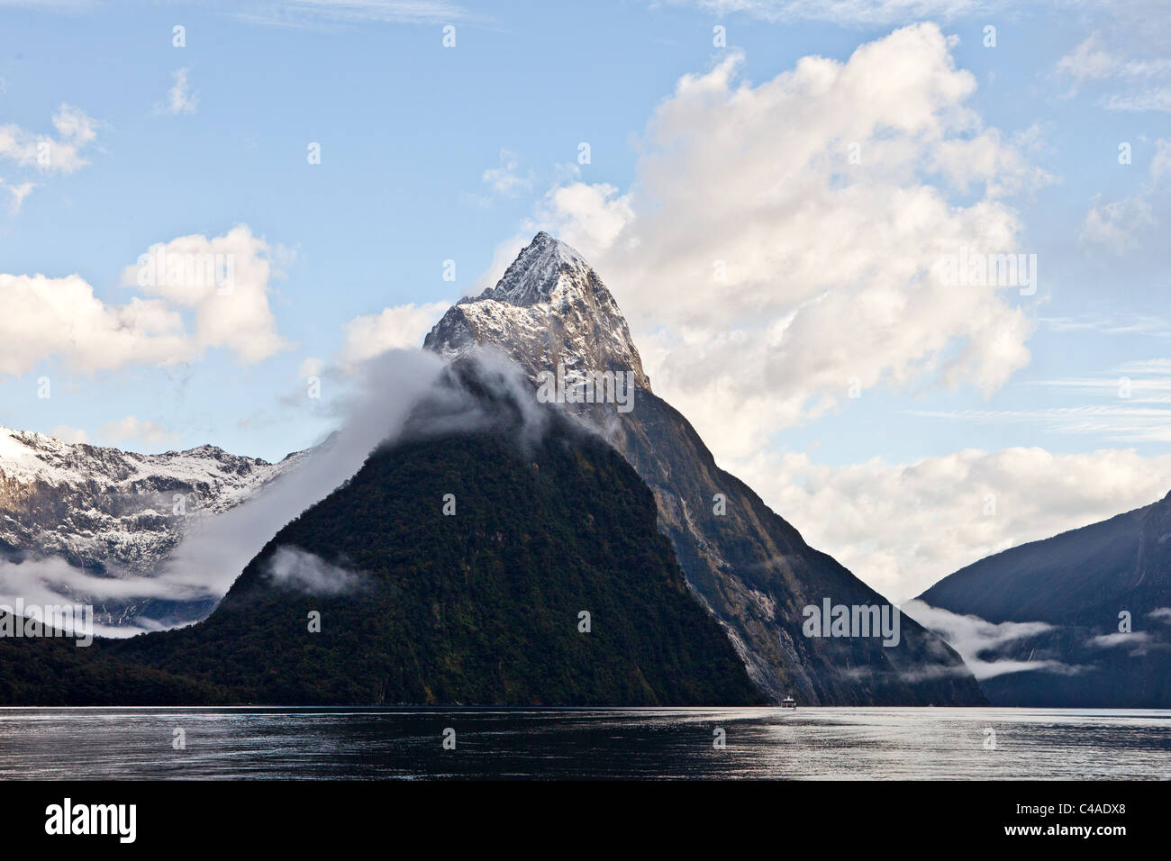 Milford Sound, fiordland South Island, in Nuova Zelanda Foto Stock