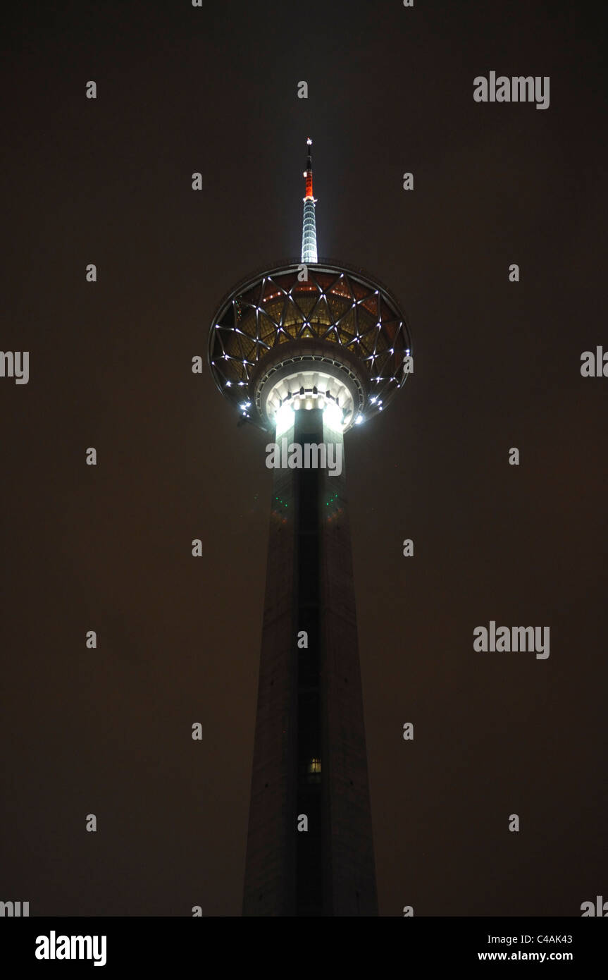 Torre Milad Tehran Iran Foto Stock
