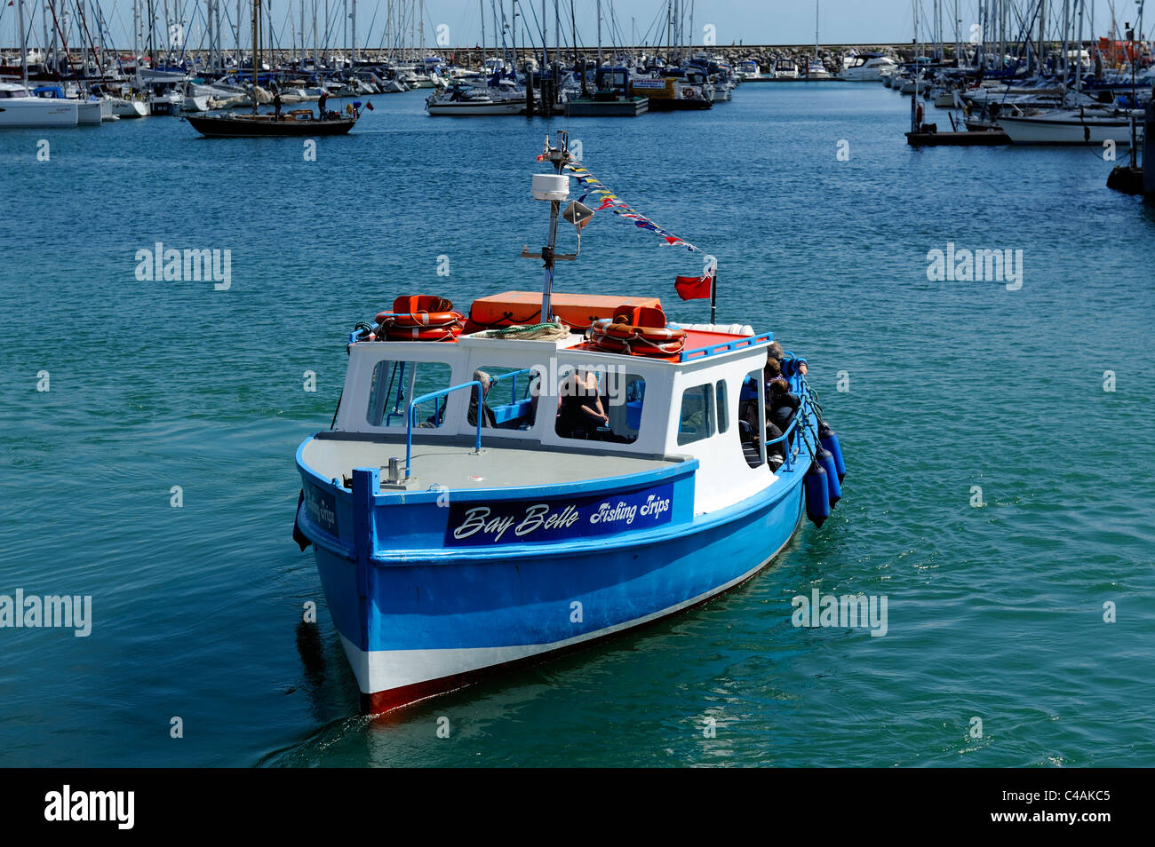 Bay belle viaggio di pesca brixham devon England Regno Unito Foto Stock