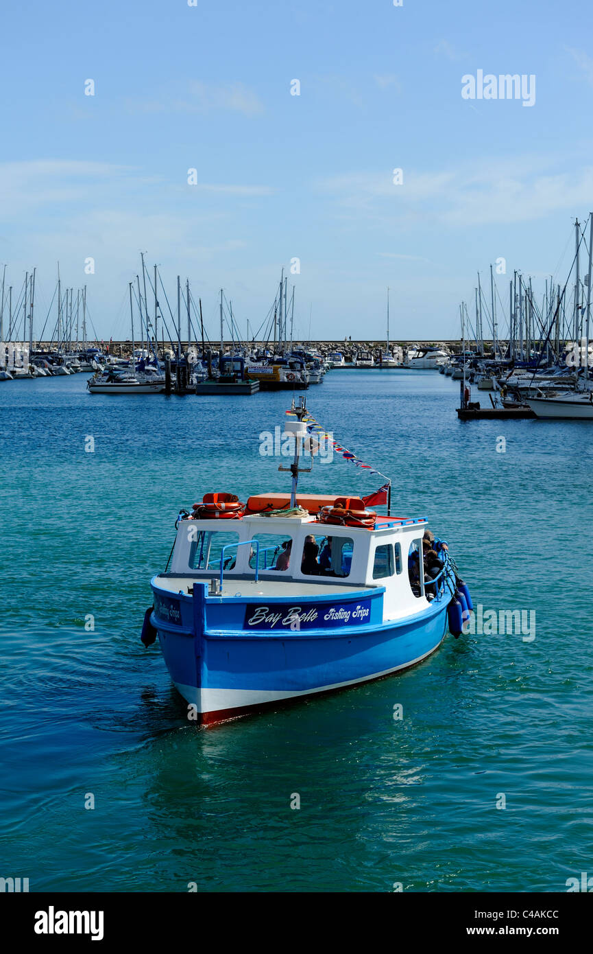 Bay belle viaggio di pesca brixham devon England Regno Unito Foto Stock