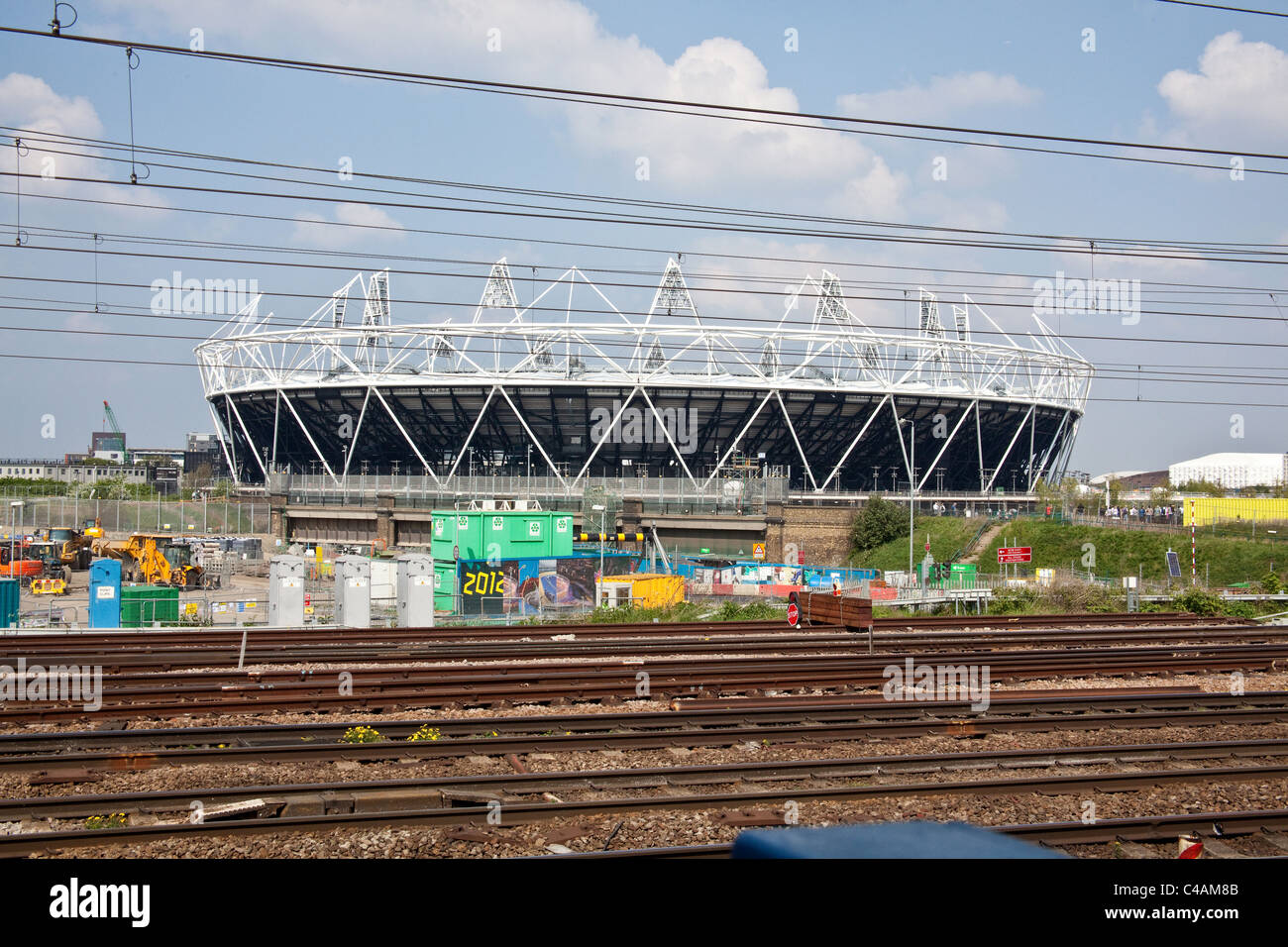 Il 2012 Londra Stadio Olimpico, Stratford, Londra, Inghilterra, Regno Unito. Foto Stock