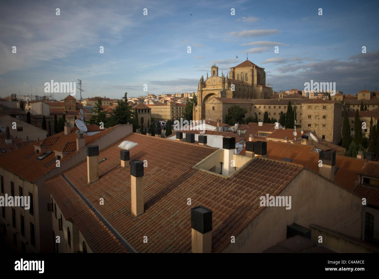 Vista della città di Salamanca, Spagna. La vecchia città di Salamanca è stata dichiarata dall UNESCO Patrimonio dell Umanità nel 1988. Foto Stock