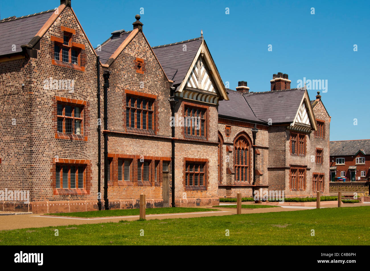 Ordsall Hall, Ordsall, Salford, Manchester, Inghilterra, Regno Unito. Un Tudor Mansion, parti che risalgono al XV secolo. Foto Stock