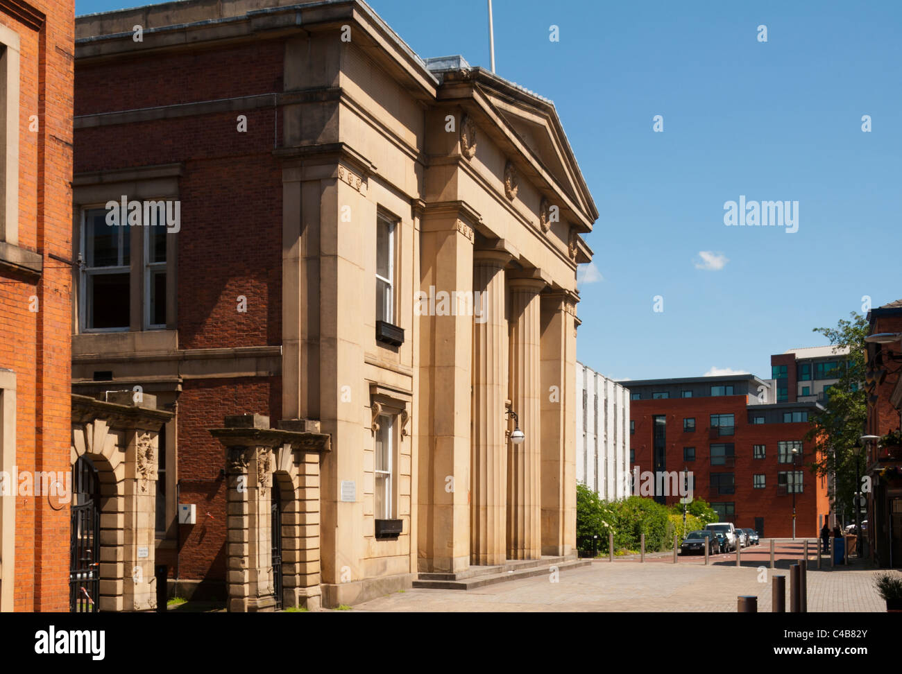 La Pretura, ex Salford Town Hall, Bexley Square, Off Chapel Street, Salford, Manchester, Inghilterra, Regno Unito Foto Stock