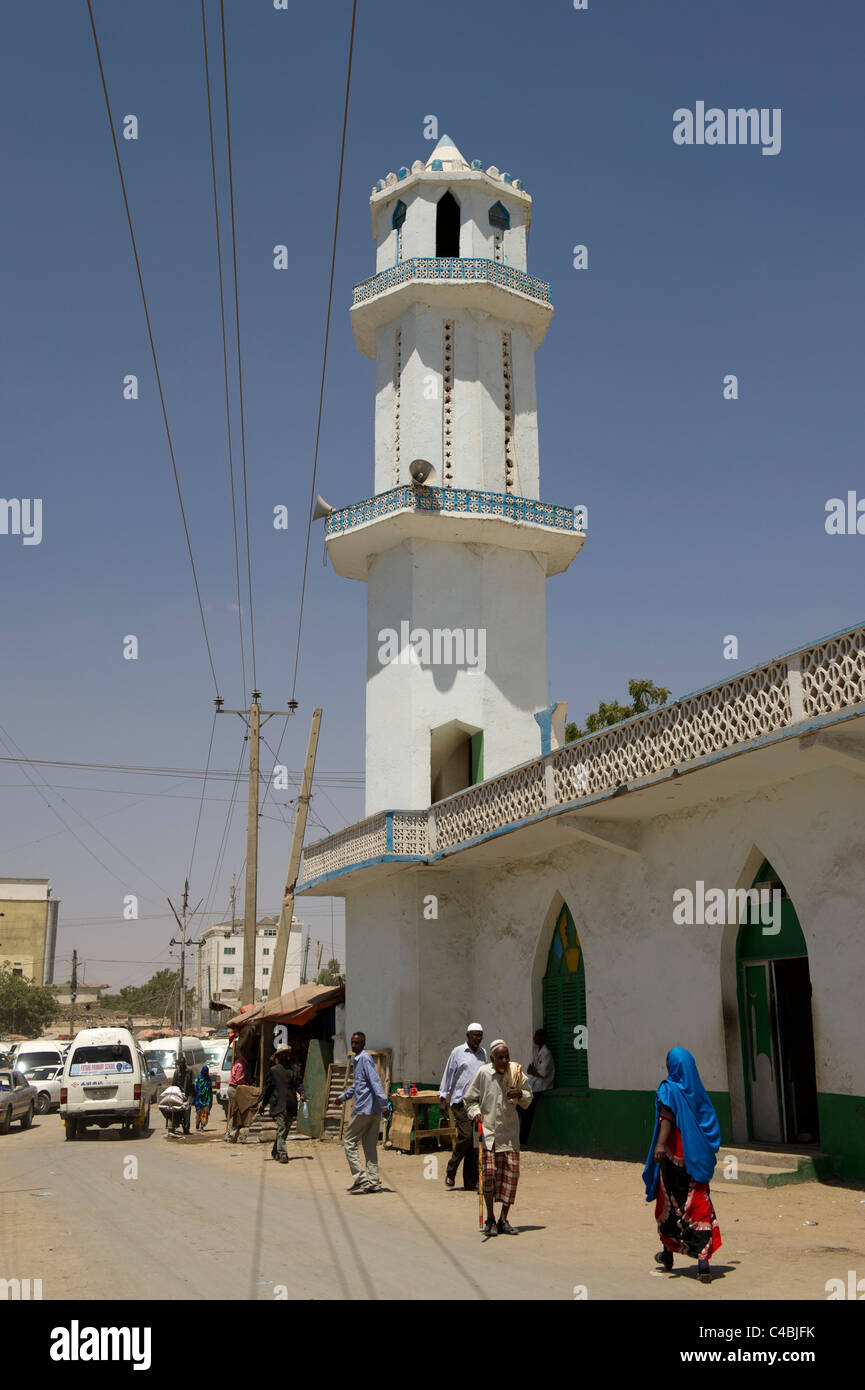 La moschea Jama, Hargeisa, il Somaliland e la Somalia Foto Stock