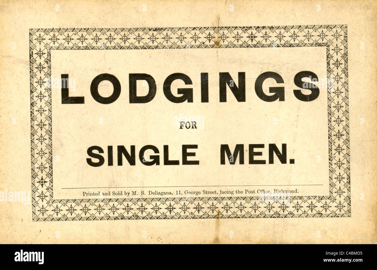 Finestra vittoriana bill pubblicità filoni Foto Stock