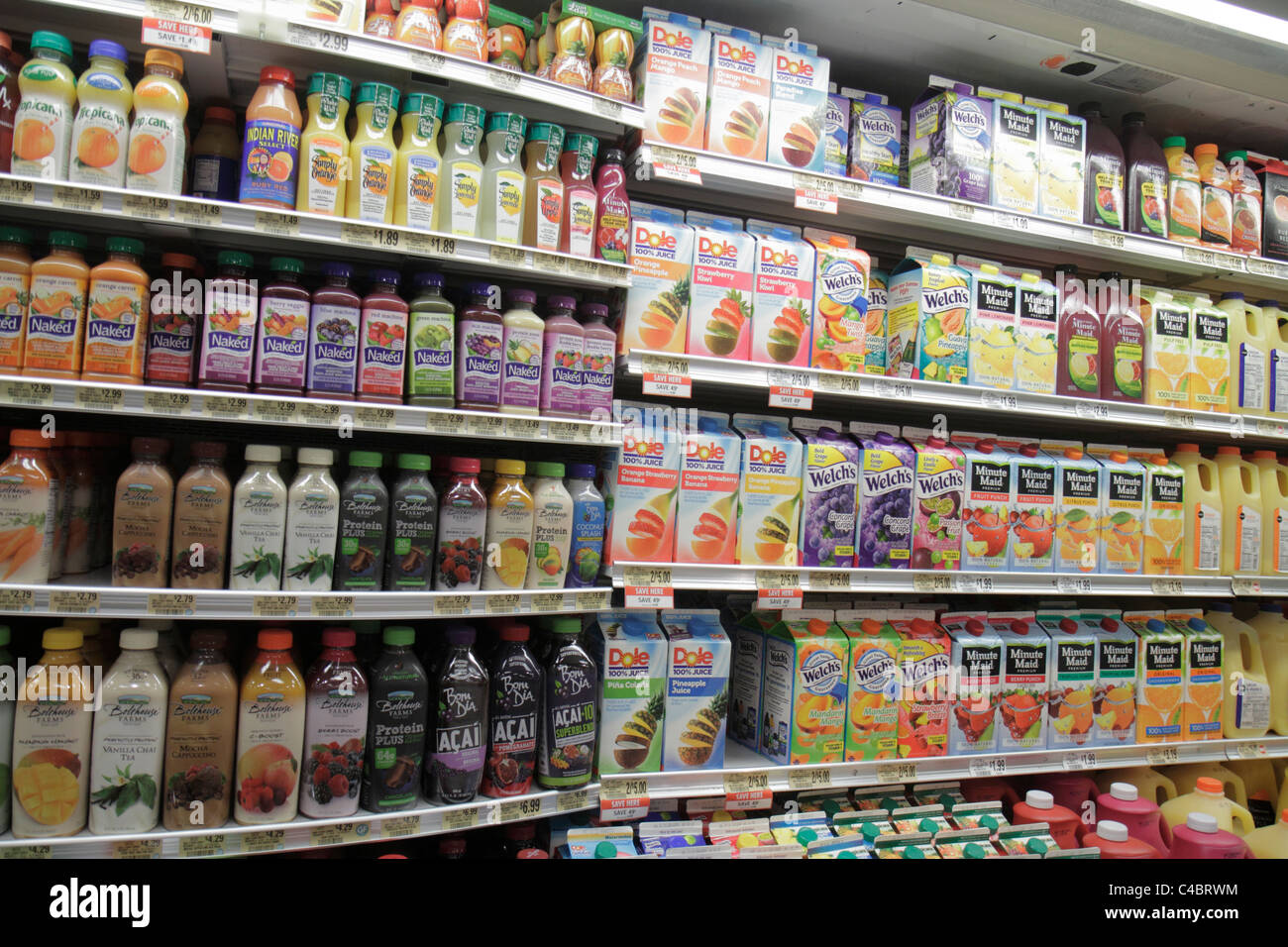 Florida,Contea di Marion,Ocala,Publix,negozio di alimentari,supermercato,vendita display,prezzi,prezzi,scaffali,shopping shopper negozio negozi mercato mar Foto Stock