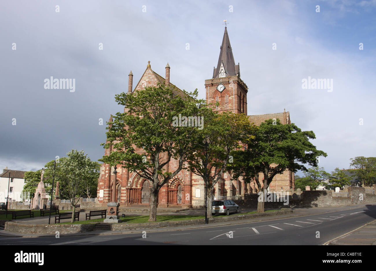 St Magnus Cathedral Kirkwall Isole Orcadi Scozia Maggio 2011 Foto Stock