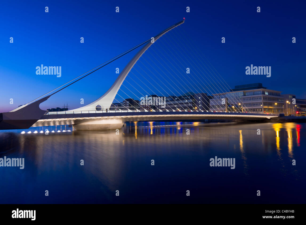 Samuel Beckett bridge, Dublino Foto Stock