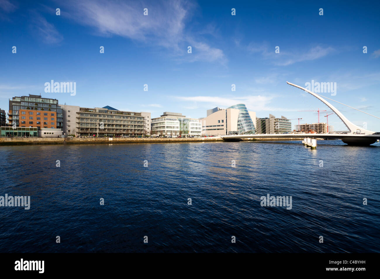 Samuel Beckett bridge, Dublino Foto Stock