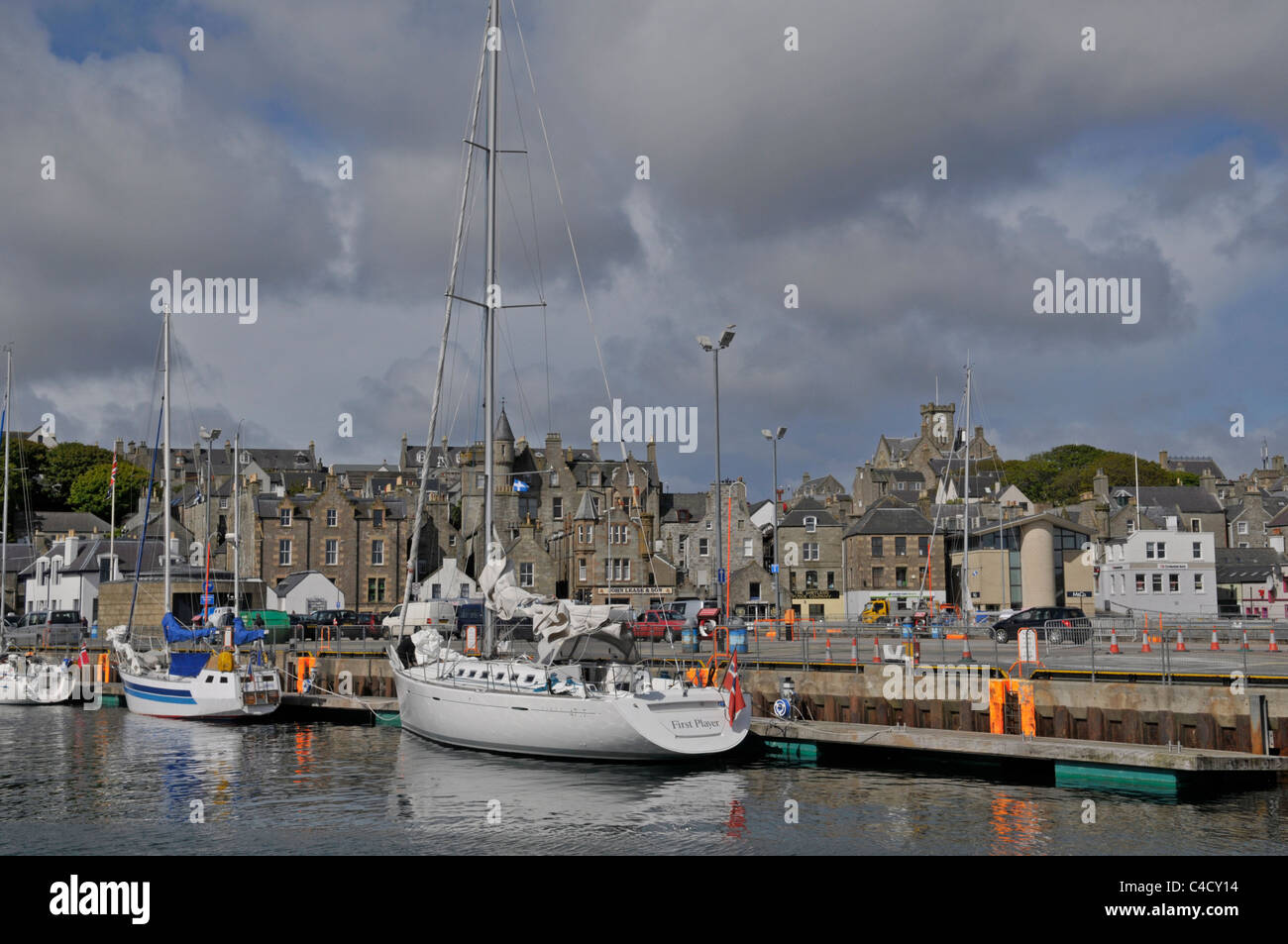 Porto, Lerwick, shetland, Scotland, Regno Unito Foto Stock