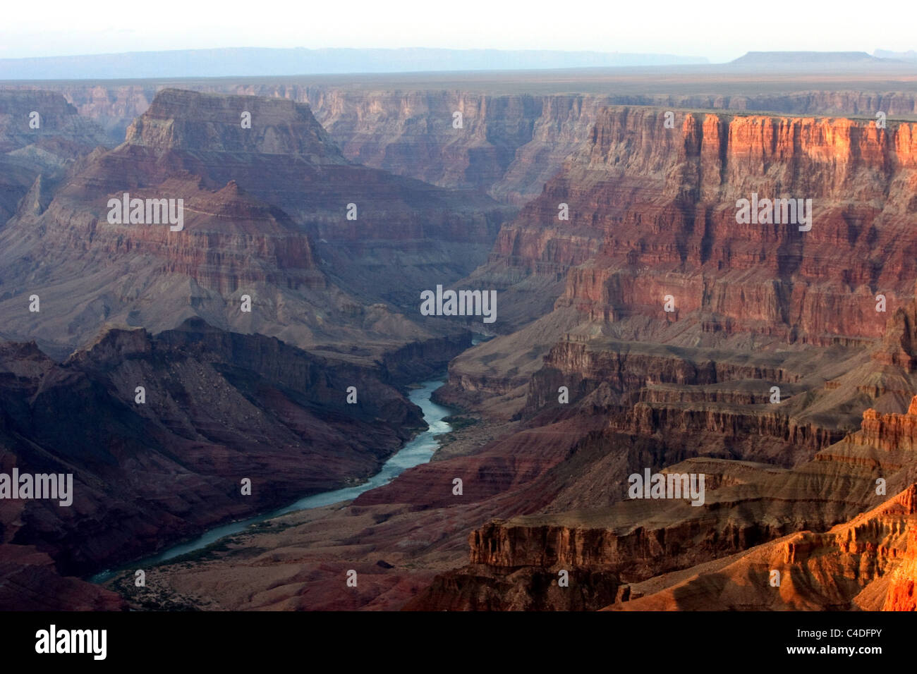Il Grand Canyon USA dal South Rim Foto Stock
