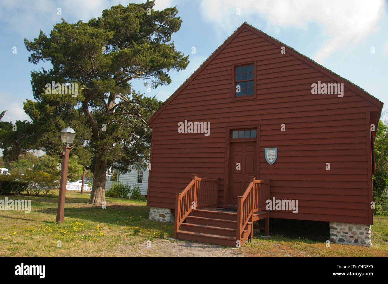 North Carolina, Beaufort. Beaufort Historic Site, Carteret County Court House, c. 1796. Foto Stock