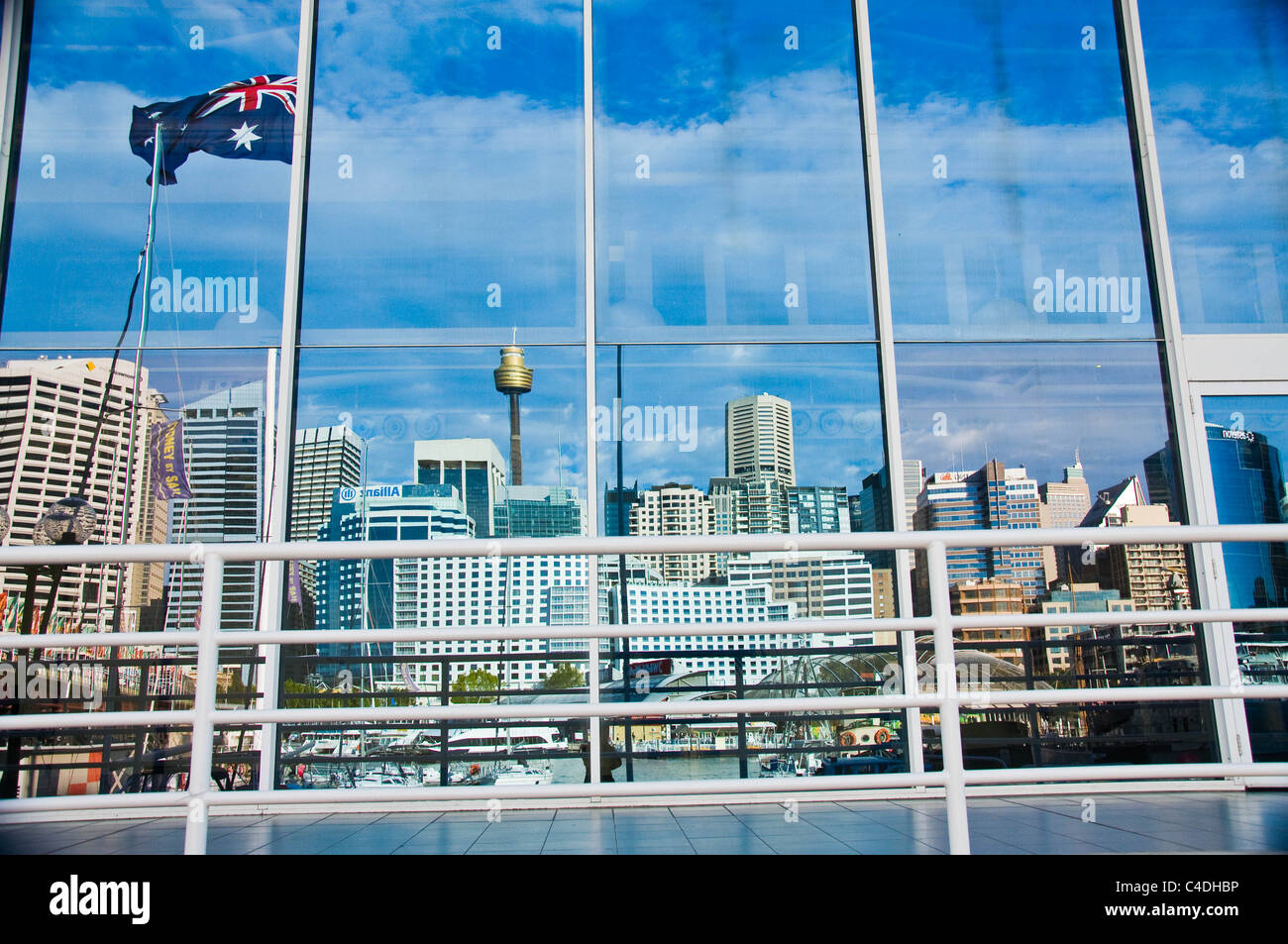 Skyline e paesaggio urbano a Sydney in Australia Foto Stock