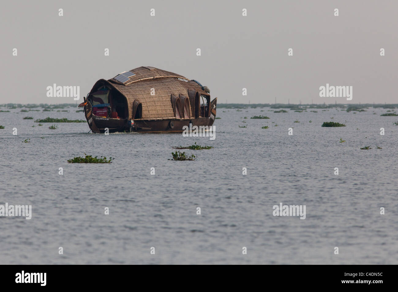 Houseboat sul Kerela Backwaters Foto Stock