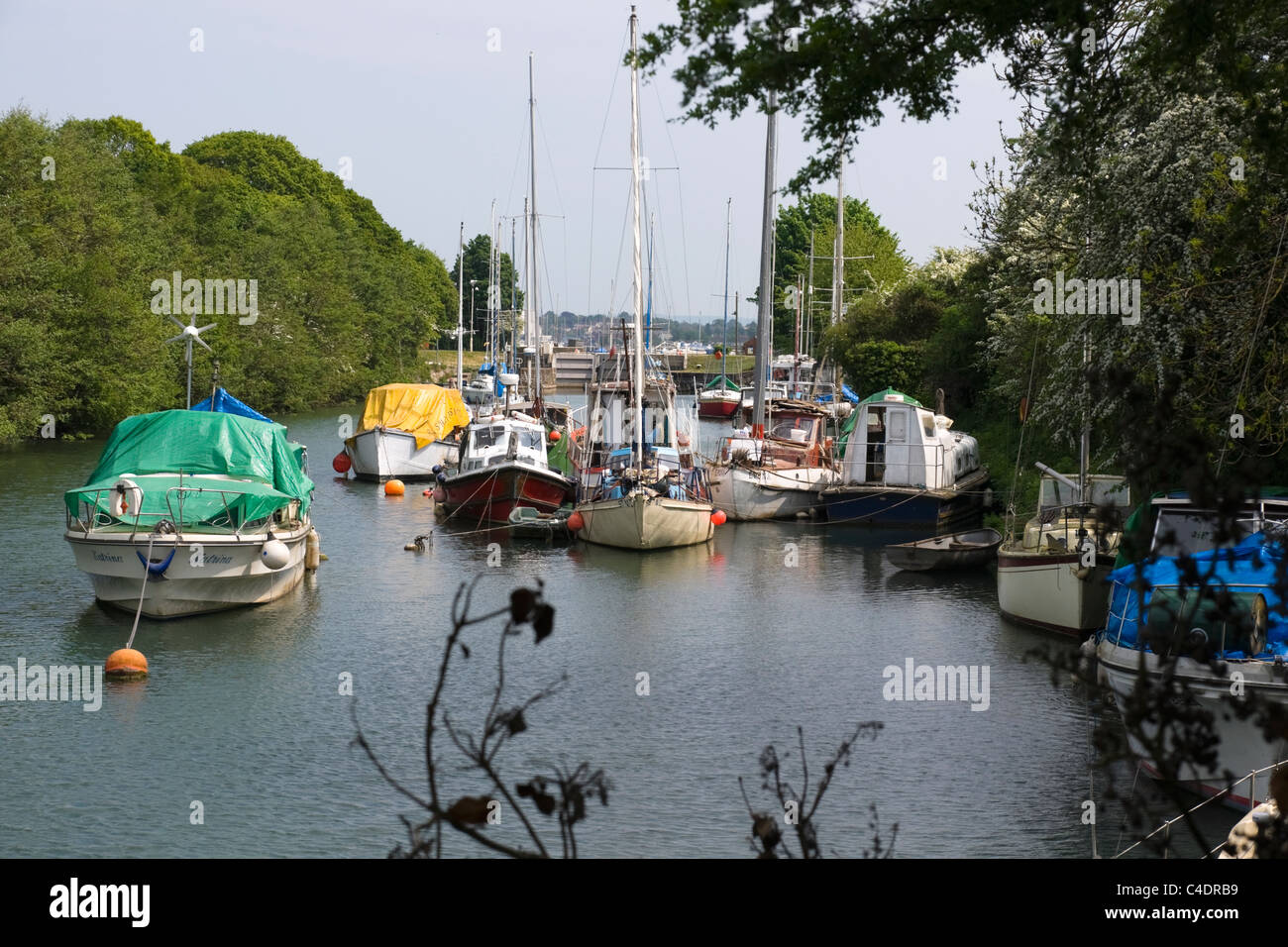 Lydney Harbour Gloucestershire England Regno Unito Foto Stock