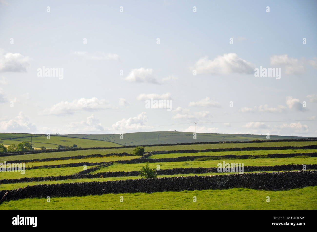 Tideswell, Derbyshire, Inghilterra: scene rurali nei pressi del villaggio Foto Stock