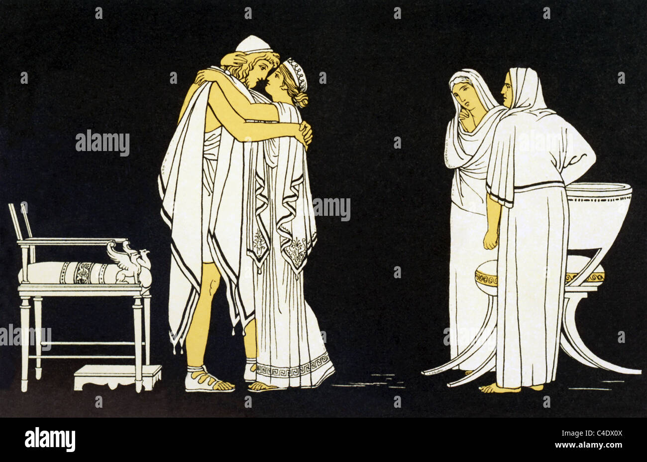 Penelope Non Vuole Un Marito Vuole Ulisse Significato Penelope accoglie il marito Ulisse a casa dopo che egli ha rid il