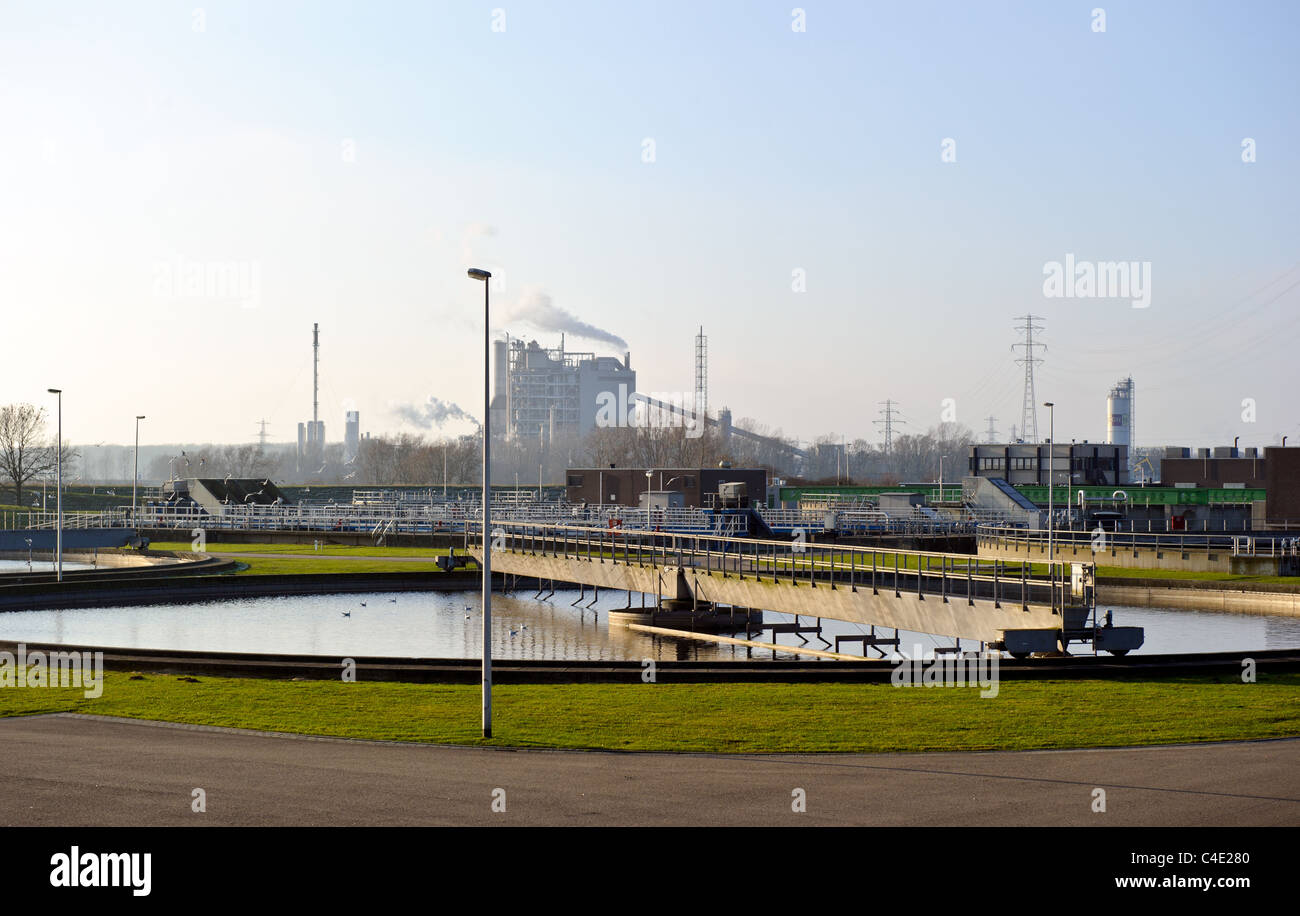 Acqua impianto di trattamento Foto Stock