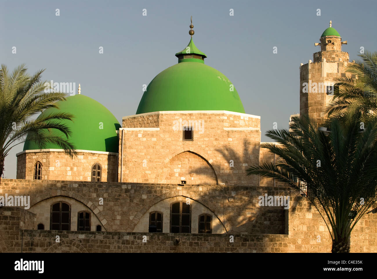 Moschea Taynal a cupola verde, Tripoli (traballante), Libano settentrionale. Foto Stock