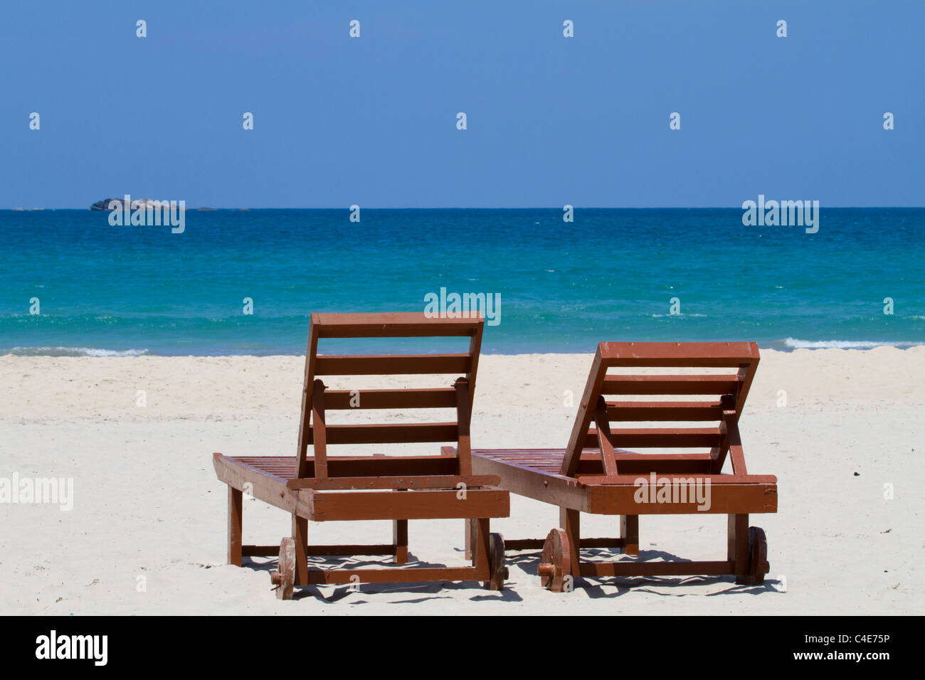 Nilaveli Beach, Trincomalee, Sri lanka. (Costa Orientale) Foto Stock