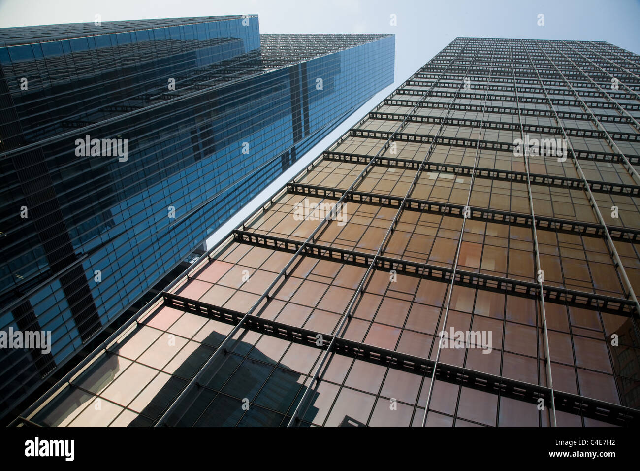 Hi Tech acciaio scudo di vetro edificio RAS di Hong Kong Foto Stock