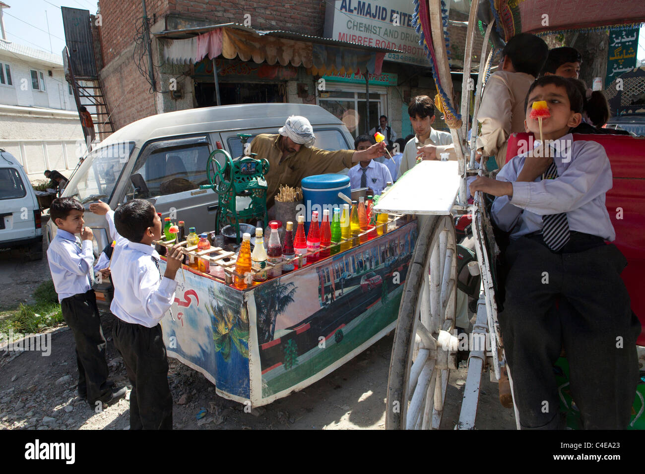 In icecram Abbottabad, Pakistan, città dove Osama bin Laden è stato ucciso Foto Stock